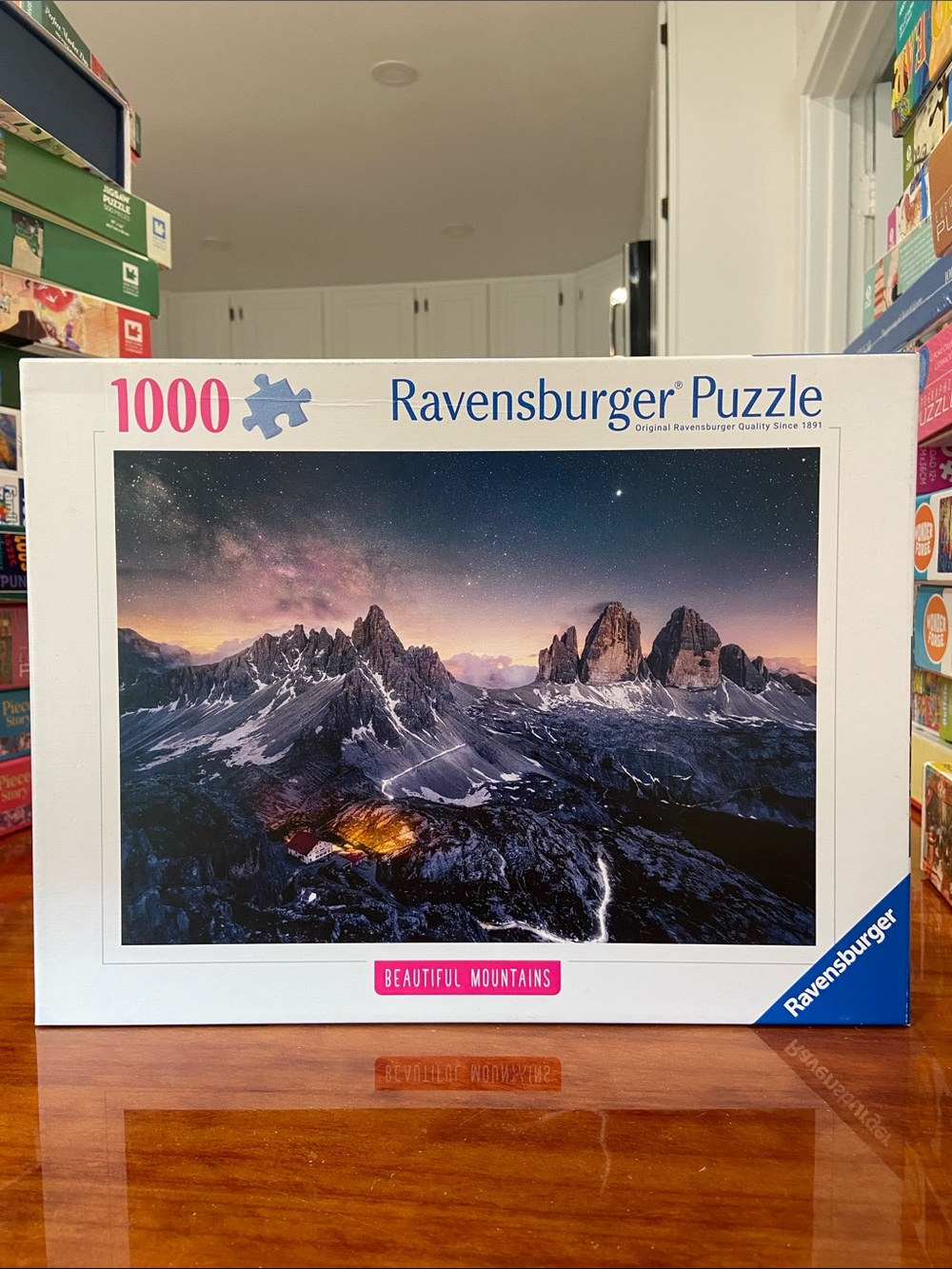 NWT Ravensburger Three Peaks, Dolomites - 1000 Piece Puzzle